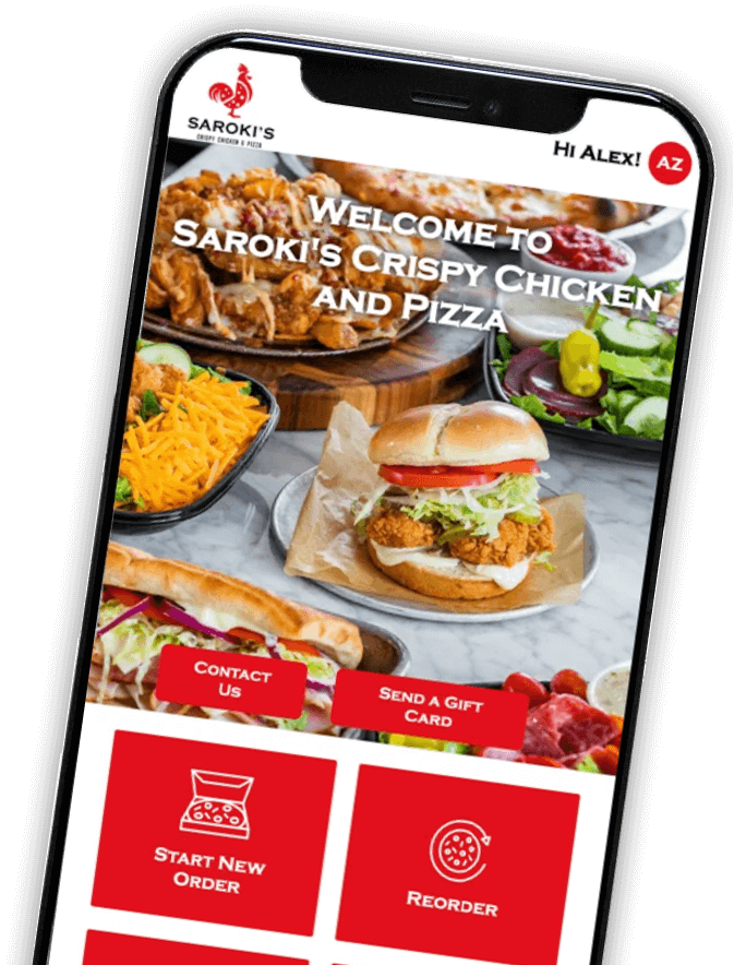 Saroki Pizza Loyalty App - Get Promo